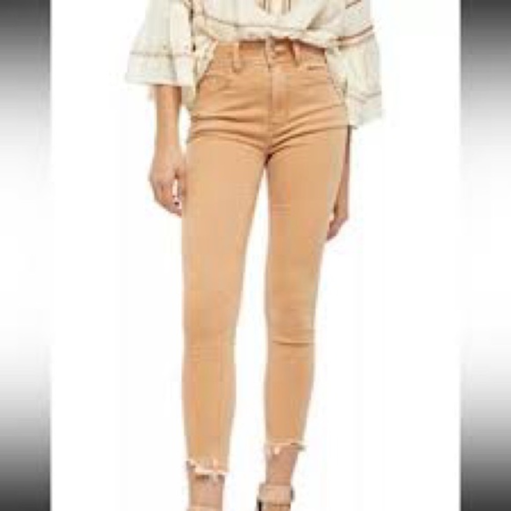 Free People l Wild Child Tan Skinny Jeans 30